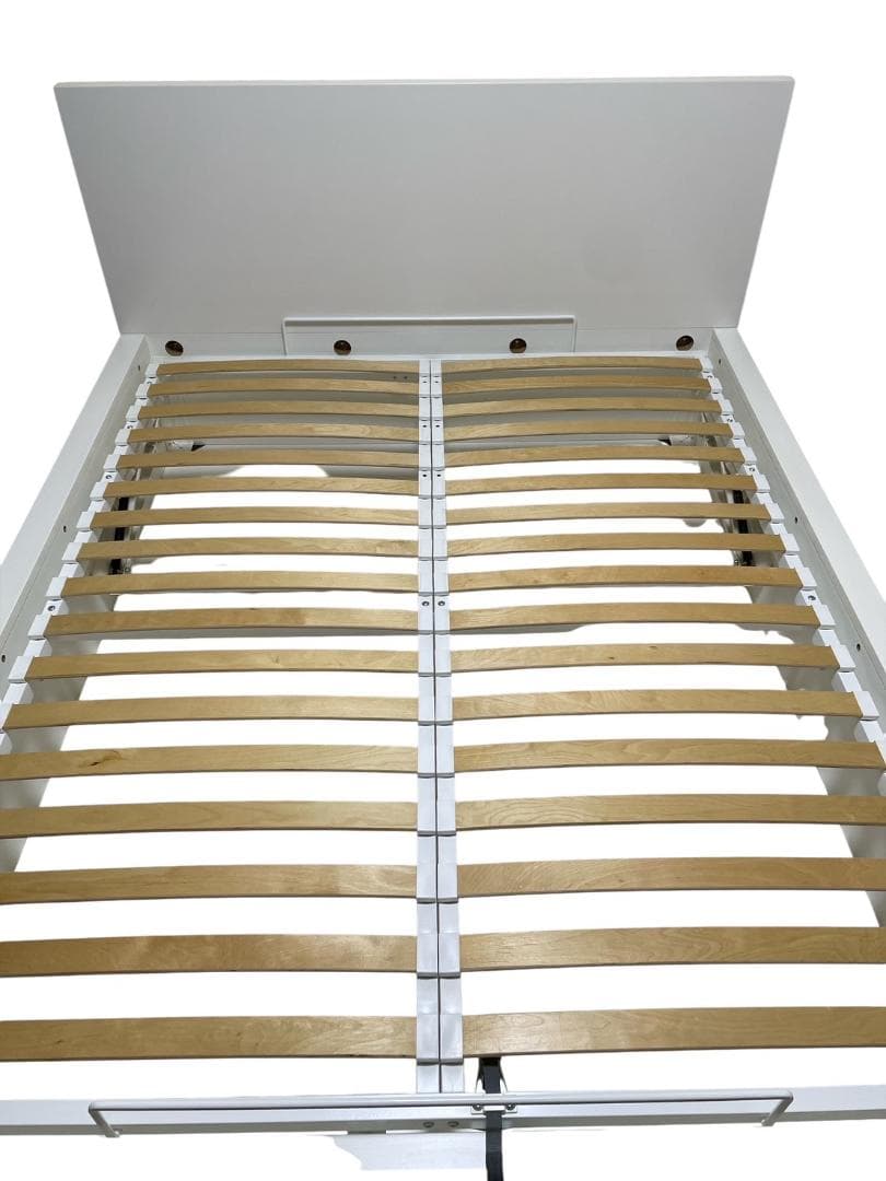 大阪京都限定 美品 IKEA マルム クイーンサイズ ベットフレーム 収納付き