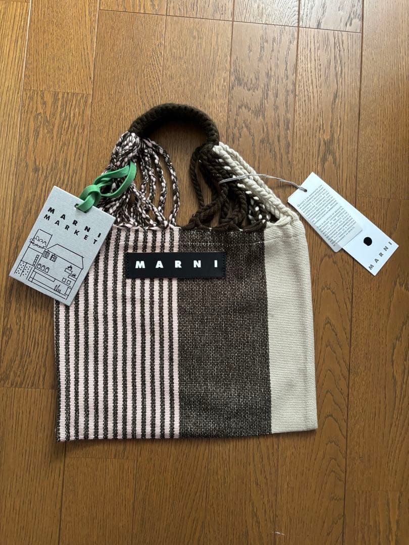 （ちぃさん専用）MARNI MARKET ハンドバッグ ブラウン/ベージュ