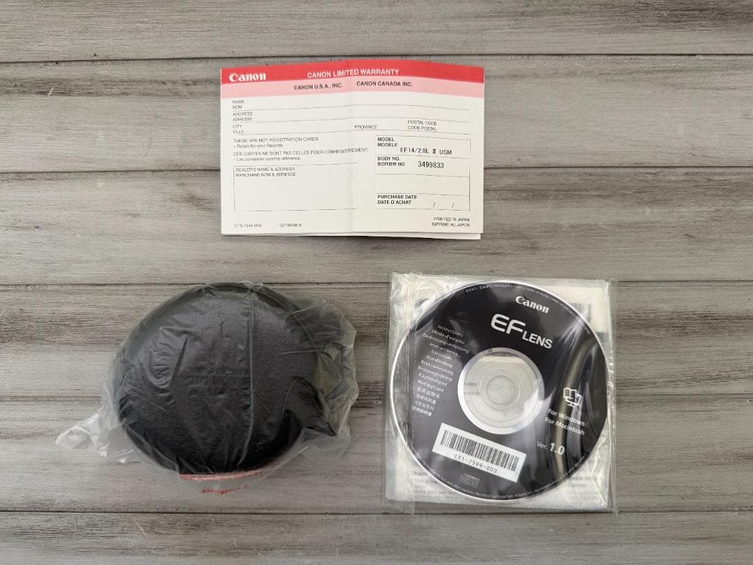 CANON EF14mm F2.8L II USM (全付属品有)
