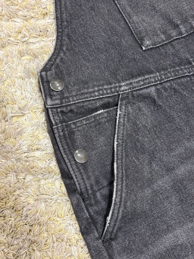 PRADA プラダ デニム オーバーオール サロペット ヴィンテージ加工 32
