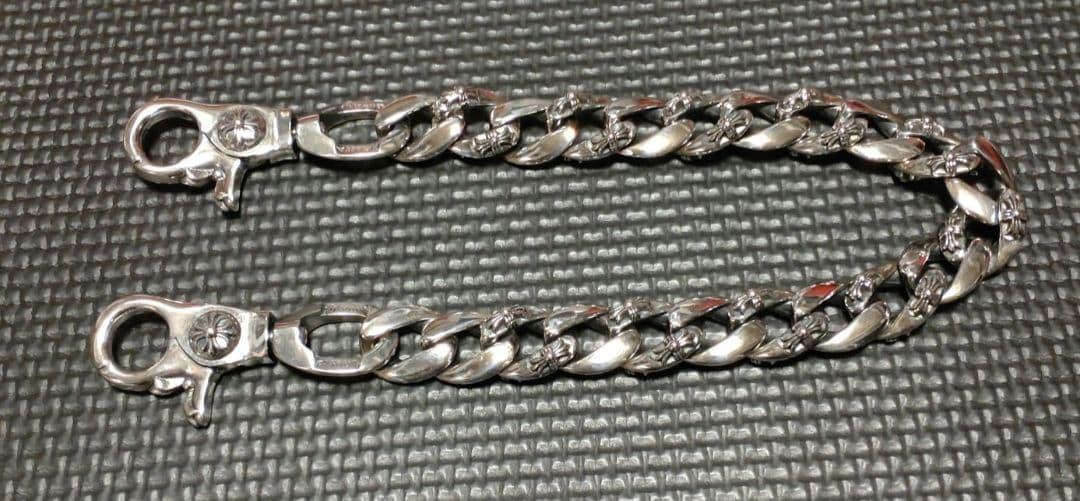 本日限定値下げ　ファンシーウォレットチェーン　クロス　ショート