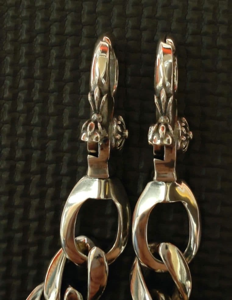 本日限定値下げ　ファンシーウォレットチェーン　クロス　ショート