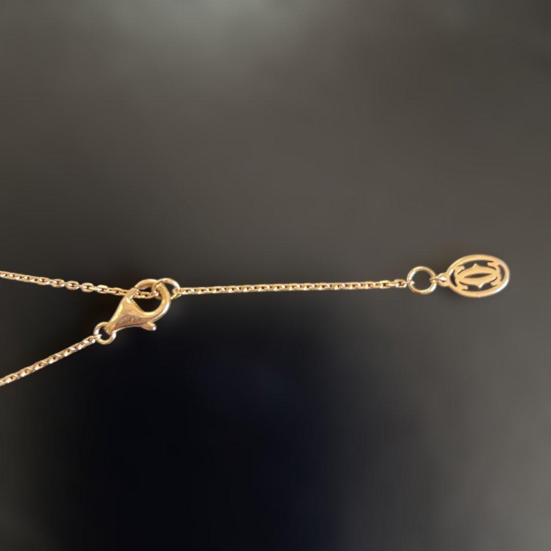 Cartierダムールダイヤネックレス　ピンクゴールドXS