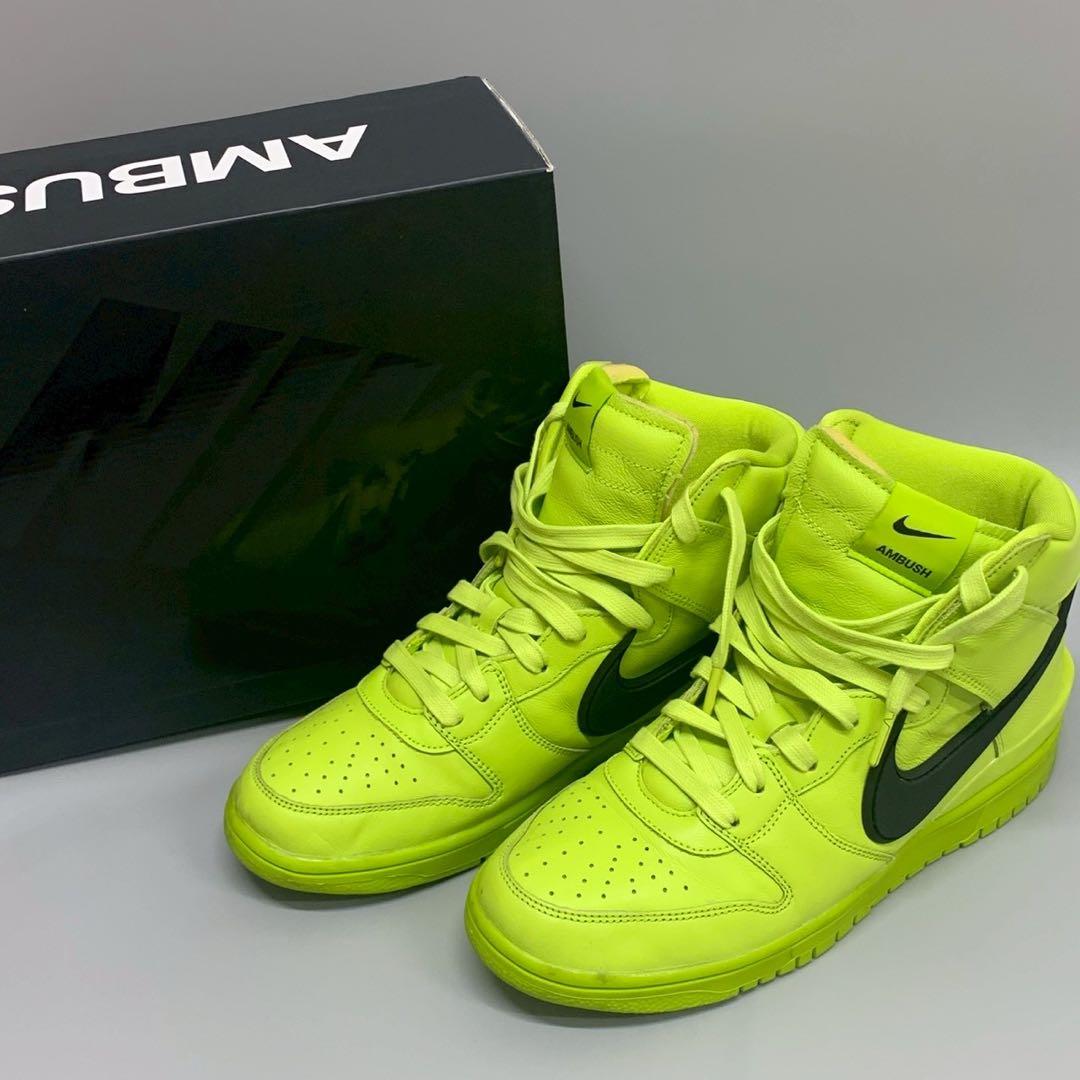 美品 NIKE AMBUSH DUNK HIGH アトミックグリーン3回着用