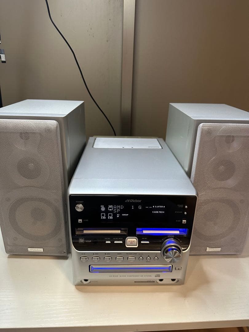 希少品！Victer CA₋UXW500 スピーカー2個 リモコン付