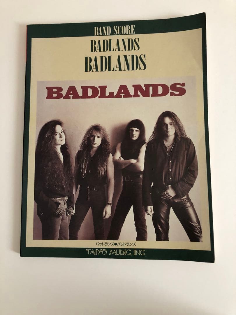 【希少】BADLANDS バッドランズ バンドスコア
