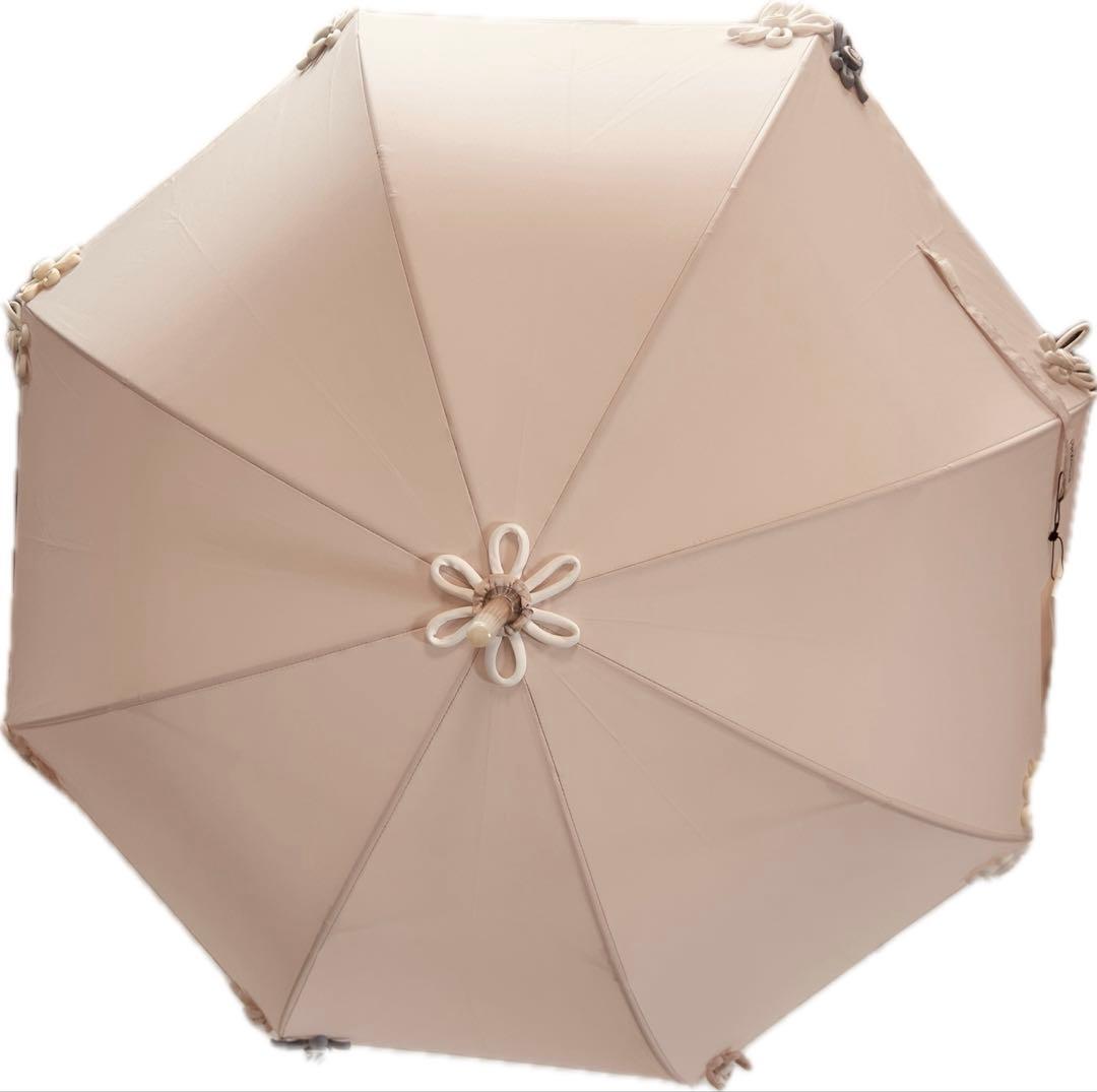 さえら☆ポテチーノ新品タグ付希少品　　　　　　　　　　　　　　雨傘　お花モチーフ