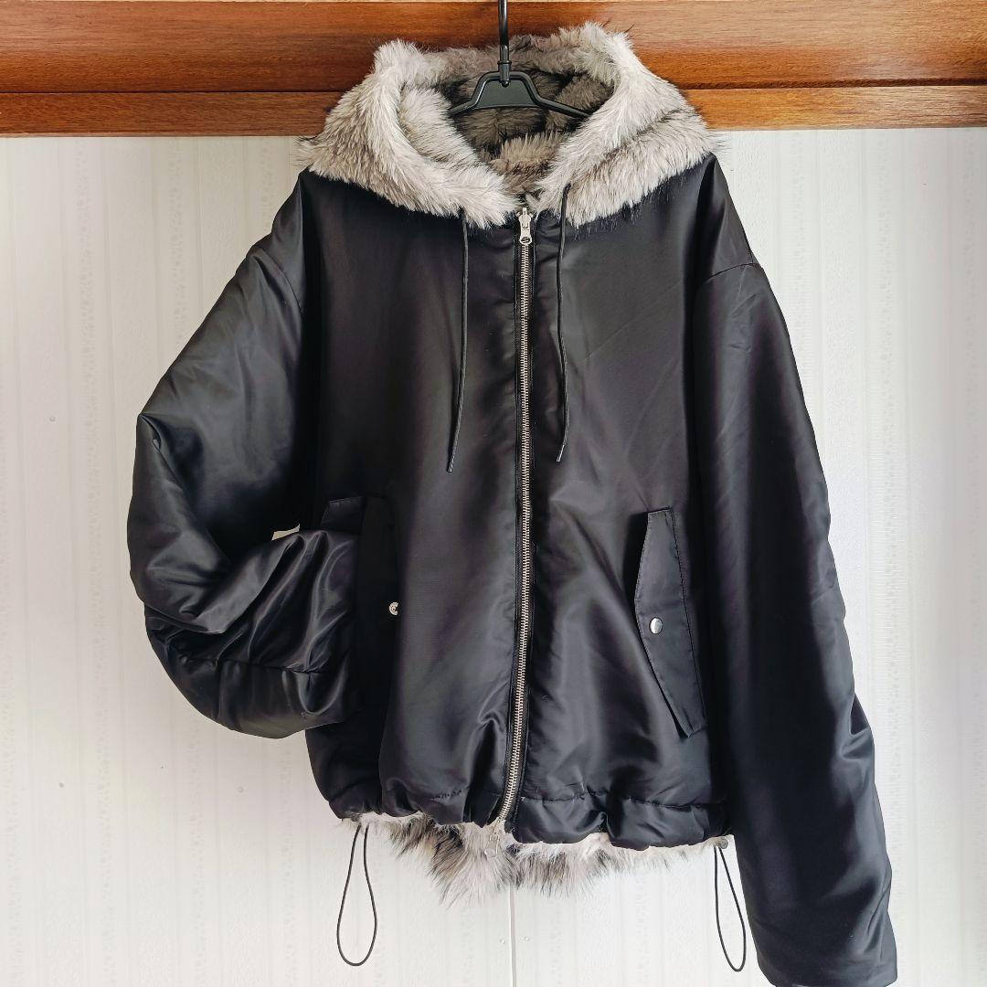 who's who gallery ブルゾン リバーシブルファー フーズフー