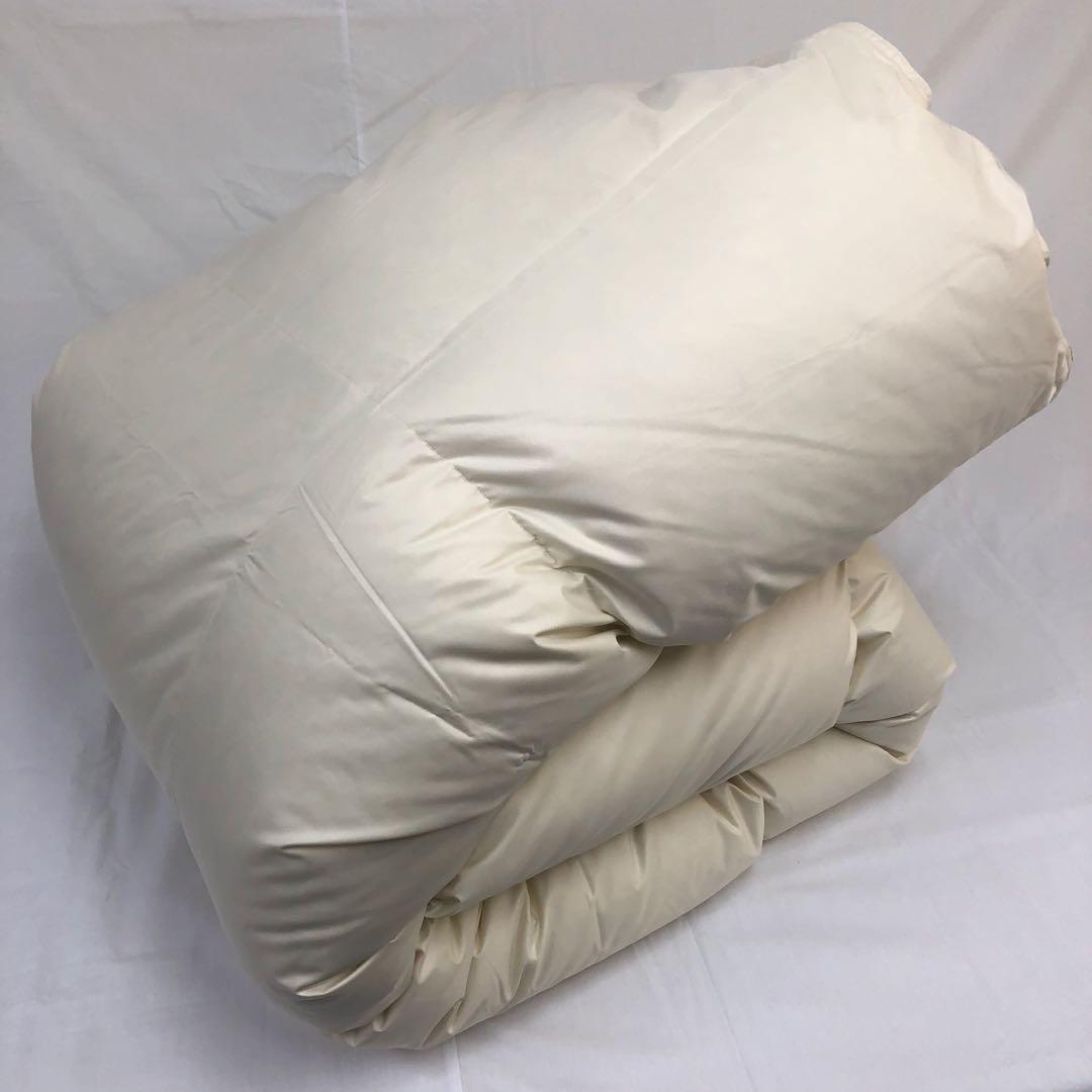 羽毛布団 シングル ニューゴールド 生成り 日本製 150×210cm 特別価格