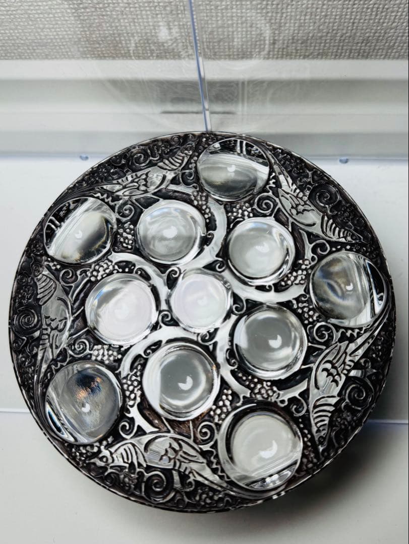 ラリック LALIQUE ロジェ パチネ 小物入れ オブジェ クリスタル✨