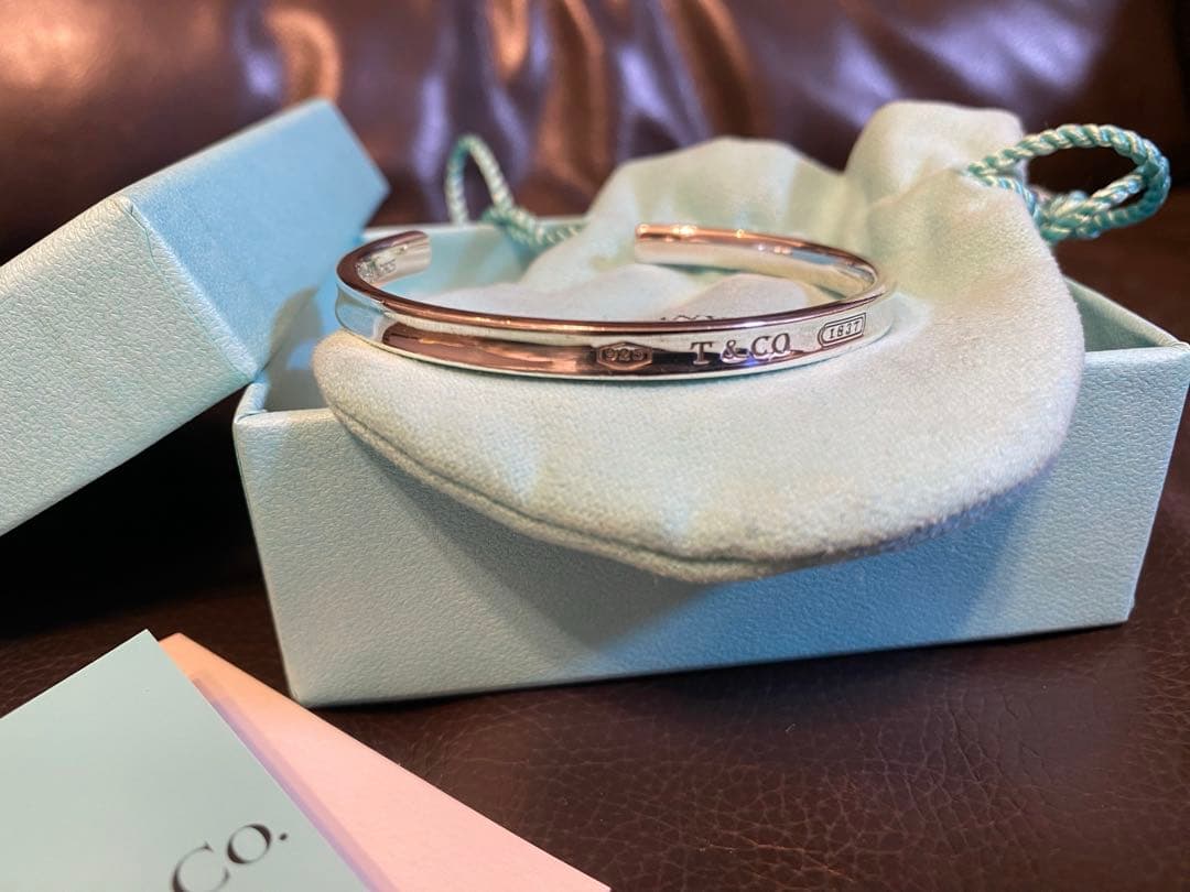 みんちゃん専用【確実正規品】ティファニー Tiffany カフ ナロー バングル