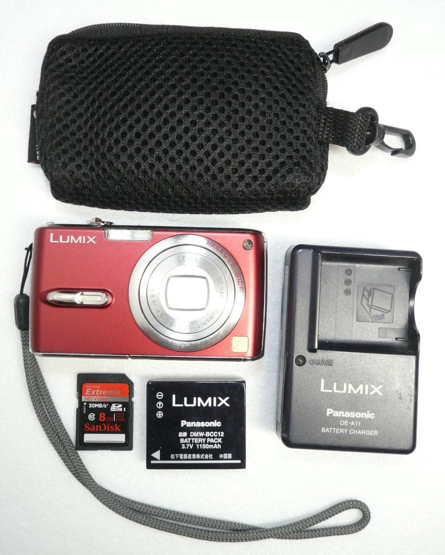 LUMIX★DMC-FX07⭐️極美品⭕️安心の実働品★エンジ色