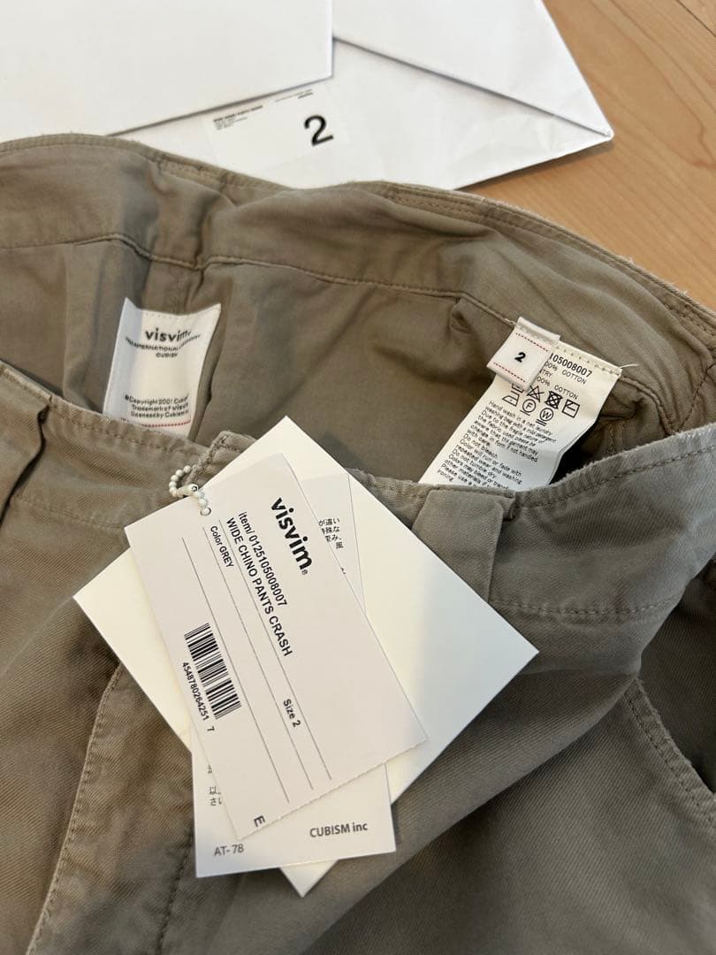 パンツ VISVIM 25SS WIDE CHINO PANTS CRASH