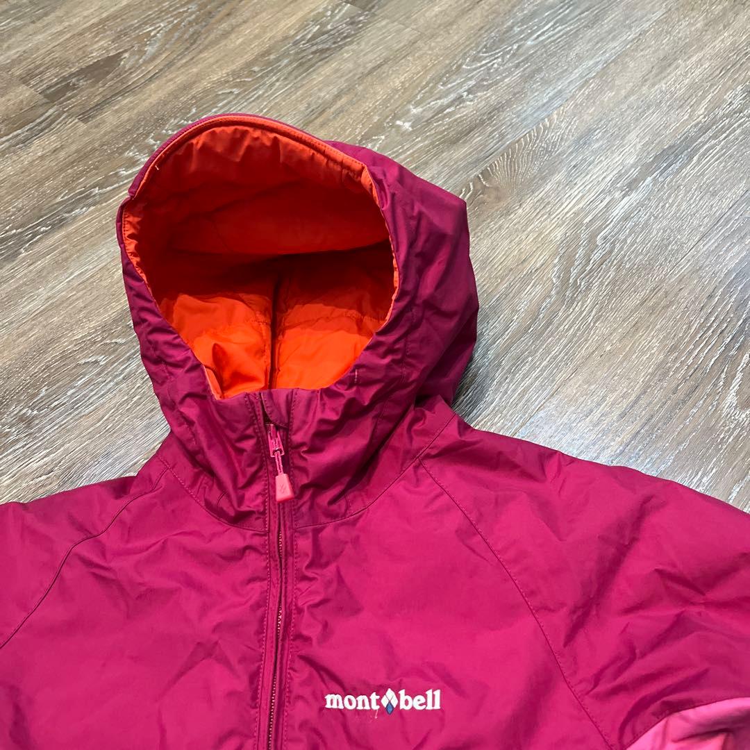 mont-bellモンベル　１２０　女の子　スノーウェア　つなぎ