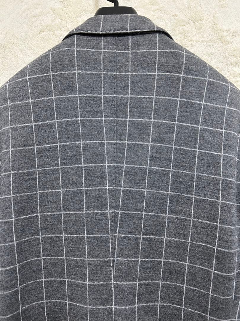 【極美品】秋冬物 BOGLIOLI ジャージ素材 ジャケット 46 M グレー