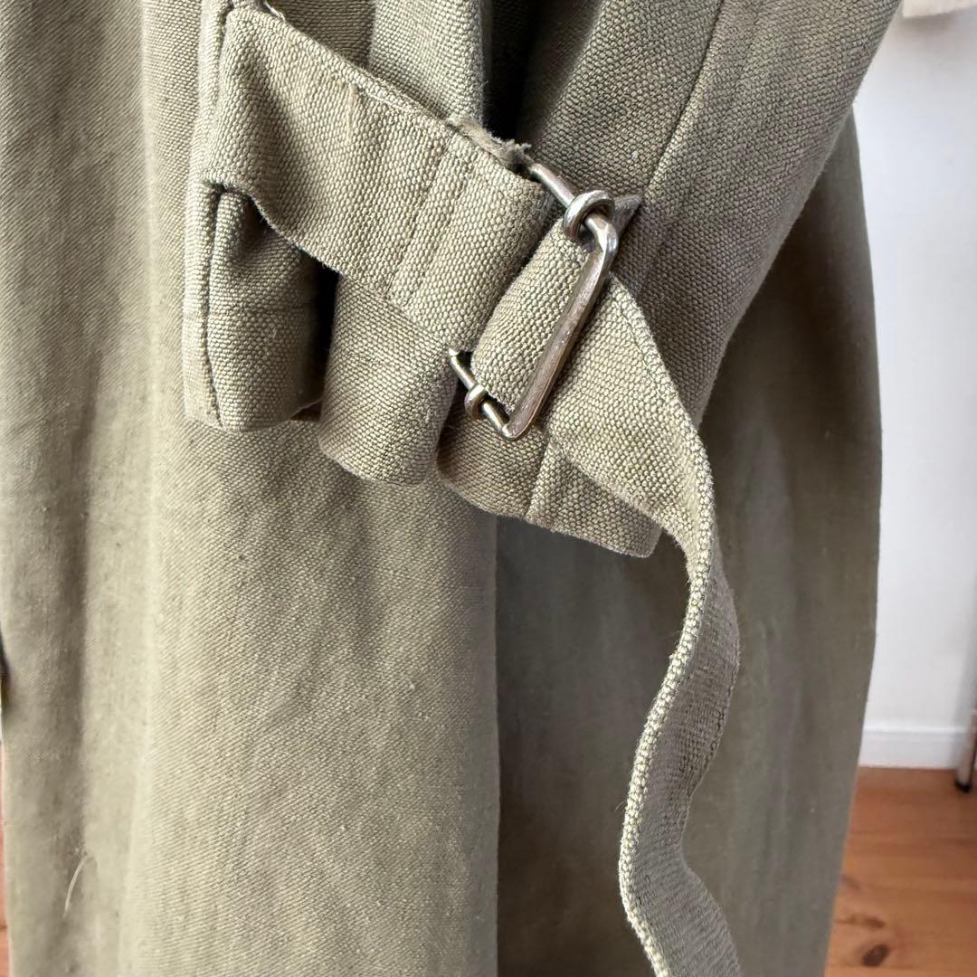 フランス軍 モーターサイクルコート 50s-60s ヴィンテージ カーキ