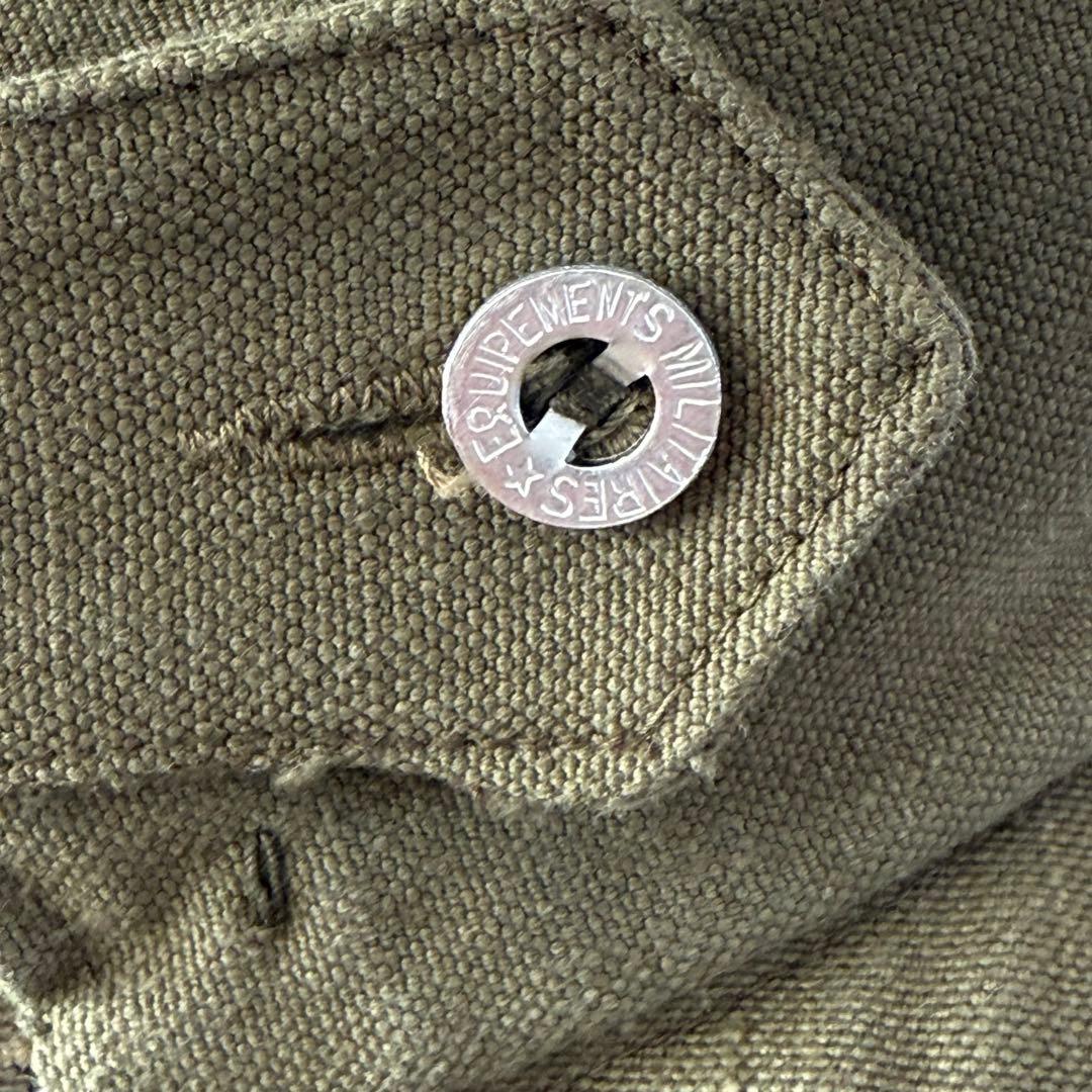 フランス軍 モーターサイクルコート 50s-60s ヴィンテージ カーキ