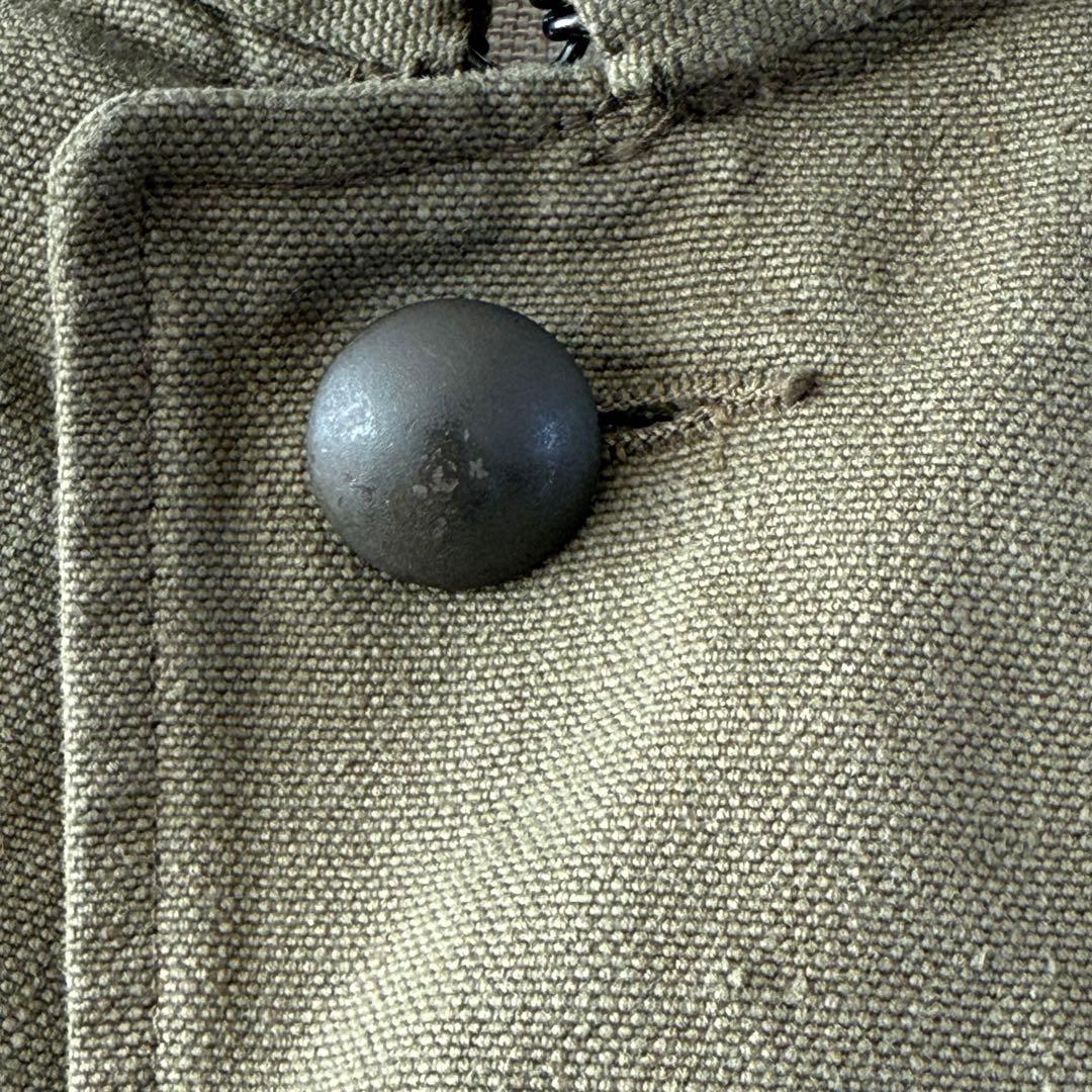 フランス軍 モーターサイクルコート 50s-60s ヴィンテージ カーキ