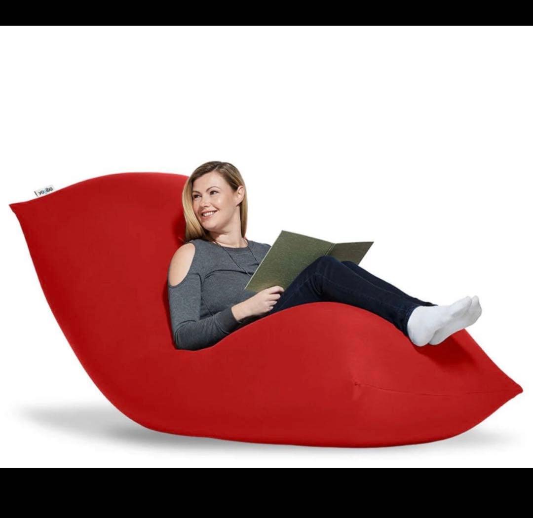 yogiboリクライニングビーズクッション レッド