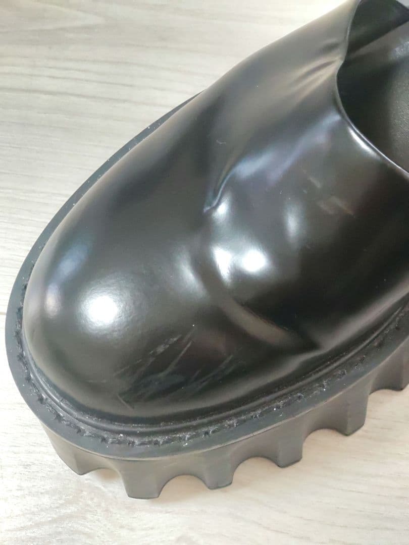 ENFOLD■レザーアンクルストラップ厚底サンダル エンフォルド ブーツ