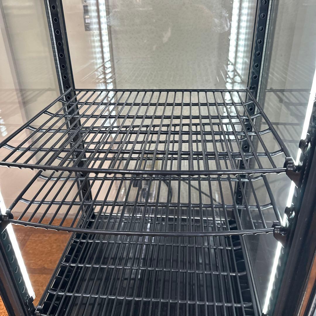 ノンフロン冷蔵ショーケース　100L ブラック 　HJR-URK100BK