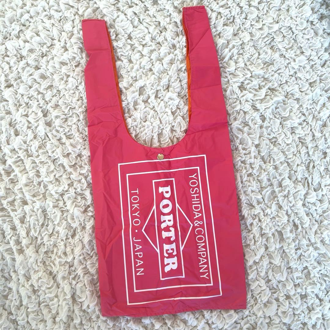 新品タグ付　PORTER GROCERY BAG グロサリー バッグ　ピンク