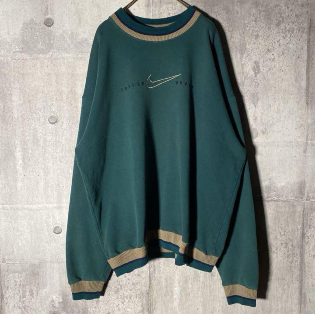 【希少品】ナイキ　スウェットトレーナー　スウォッシュ刺繍 90’s　XL