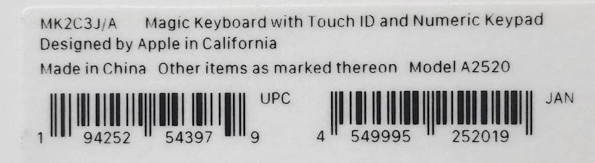 ほぼ新品｜Touch ID｜Magic Keyboard｜JIS｜テンキー｜純正