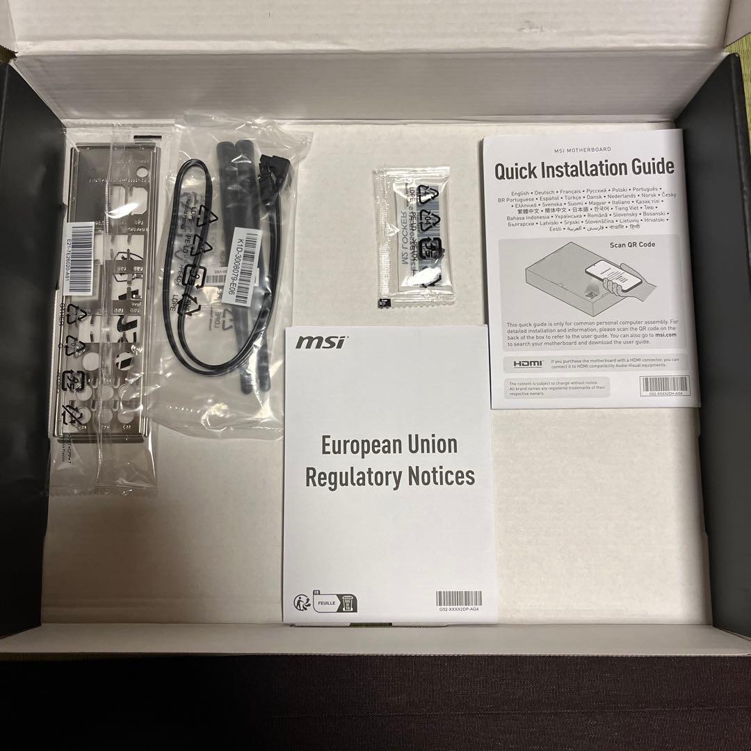 新品 未使用 MSI PRO B650-S WIFI マザーボード