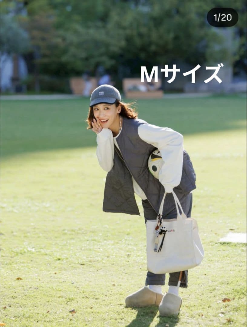 フラワーキルティングパンツ　Mサイズ