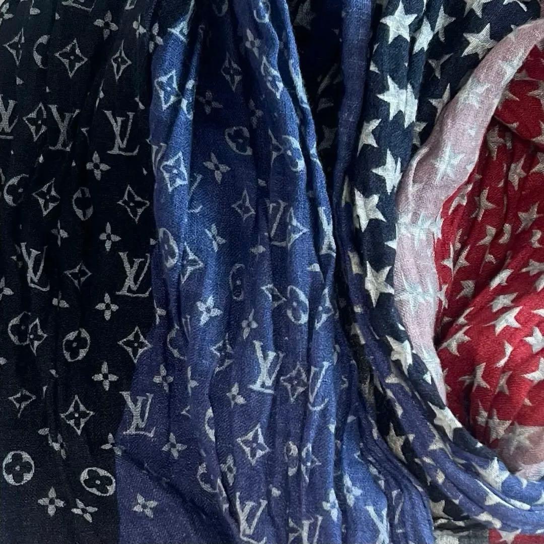 LOUIS VUITTONルイヴィトン ストール スターズ トゥルコワーズ