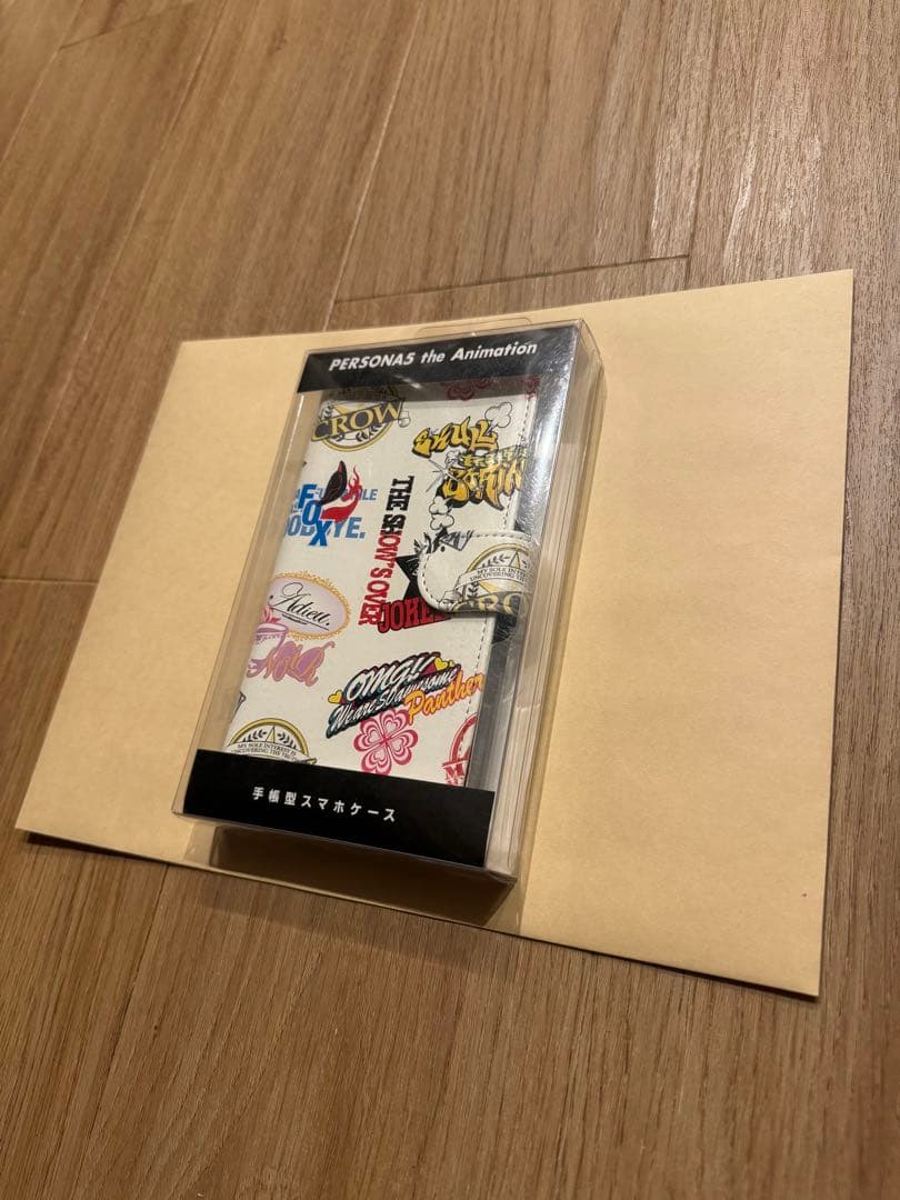 新品未使用 ペルソナ5 秀尽学園高校購買部 手帳型スマホケース