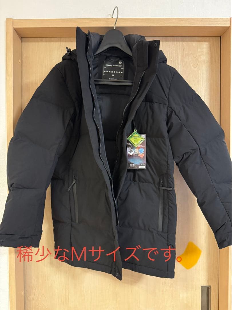 【新品未使用】エックスシェルター　断熱αプレミアムギガパフダウンコート