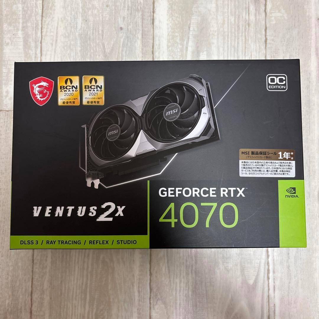 グラフィックボード・グラボ・ビデオカード MSI VENTUS 2X GEFORCE RTX 4070