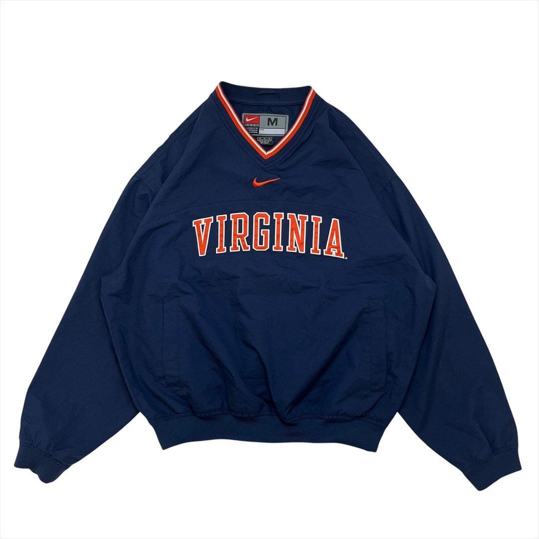 NIKE バージニア カレッジロゴ プルオーバー ピステ 古着 メンズ M