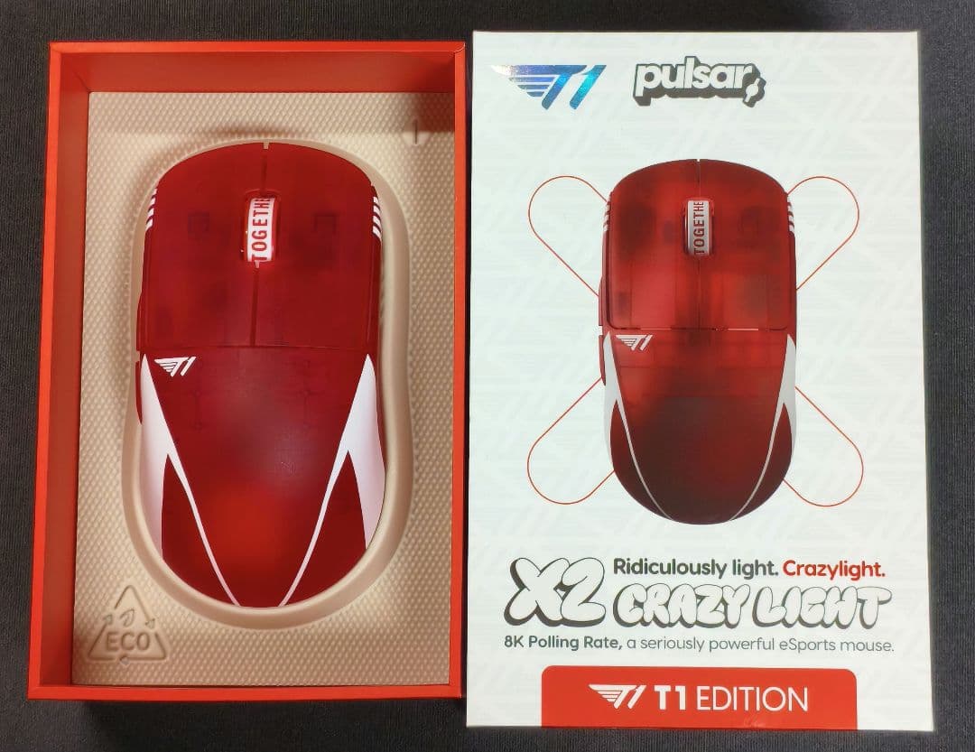 マウス・トラックボール Pulsar X2 Crazylight mini T1 Edition