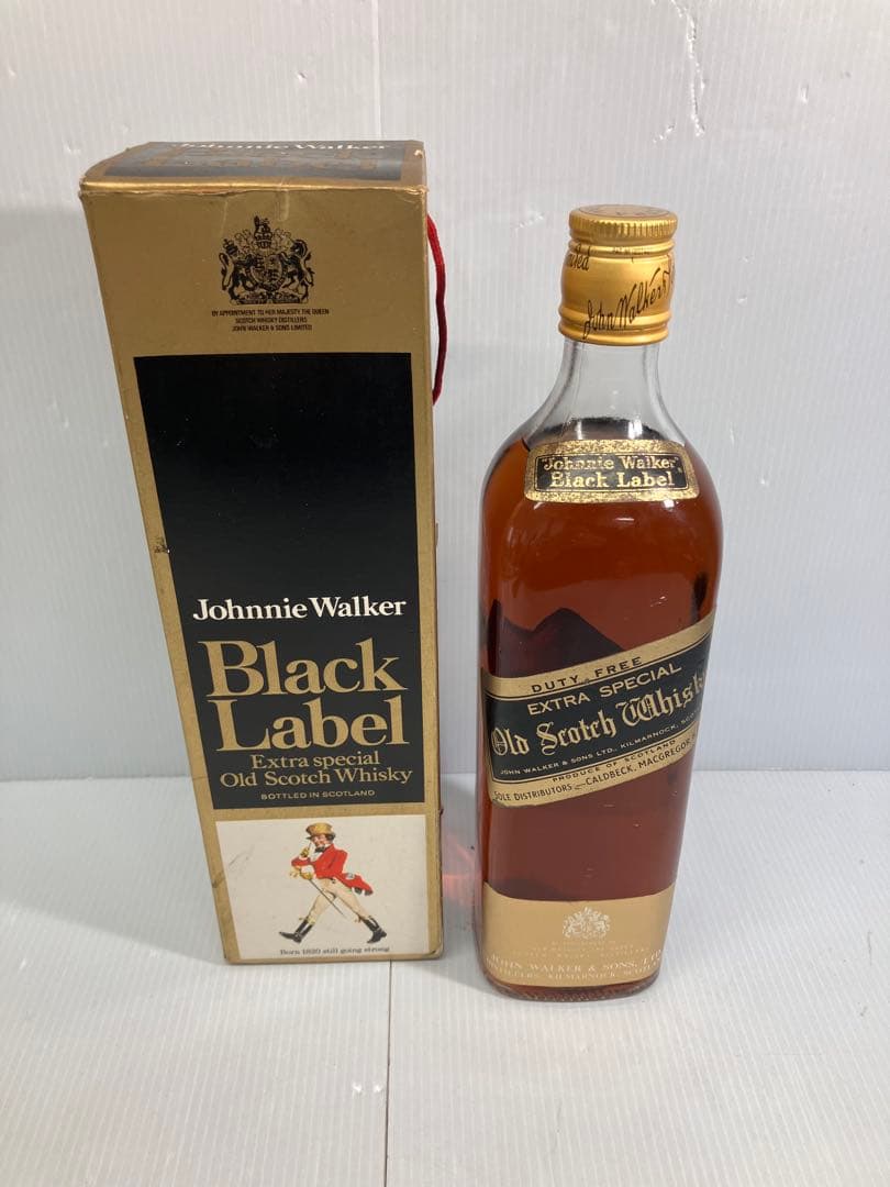 【未開栓】特級ジョニーウォーカー　ブラックラベル　エクストラスペシャル金キャップ