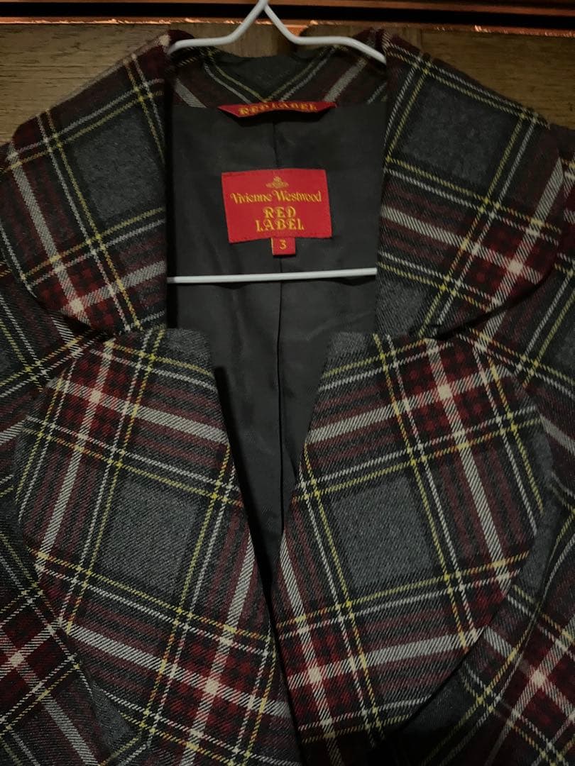 ヴィヴィアン　チェック　ラブジャケット