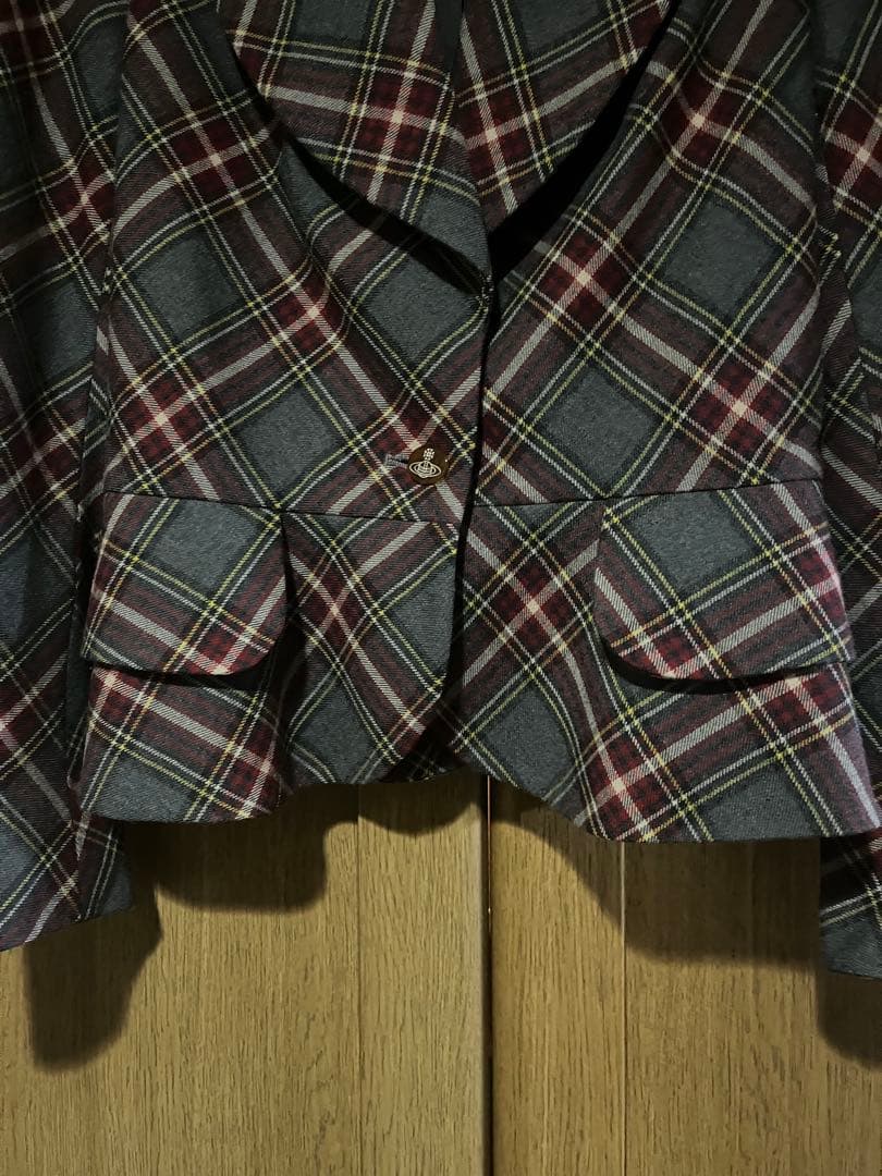 ヴィヴィアン　チェック　ラブジャケット