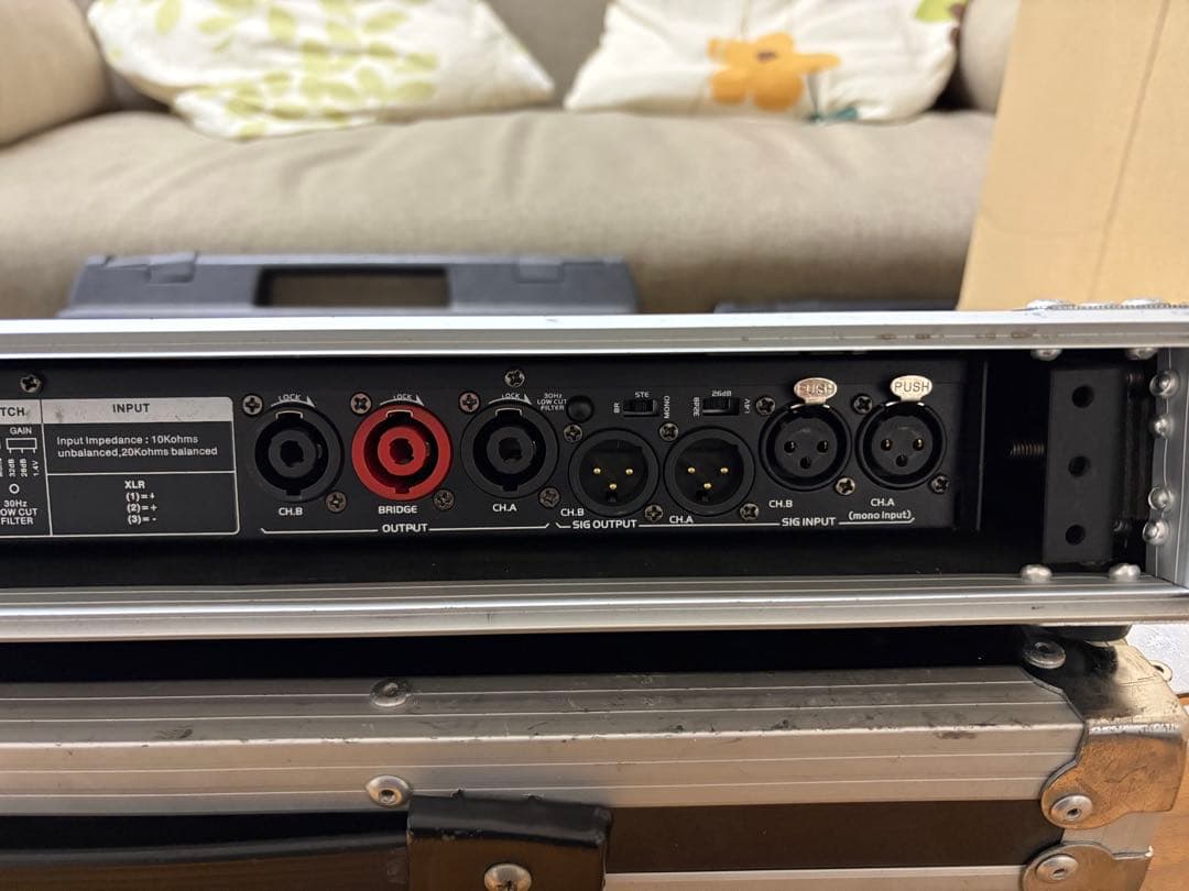 DCP400 パワーアンプ 2チャンネル ハードケース付