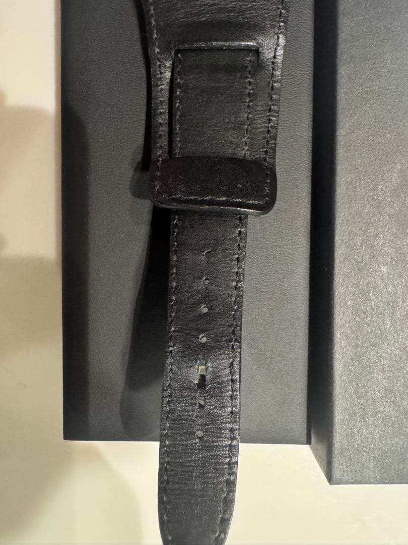 り*う様 黒 NEIGHBORHOOD クロコレザーバンド