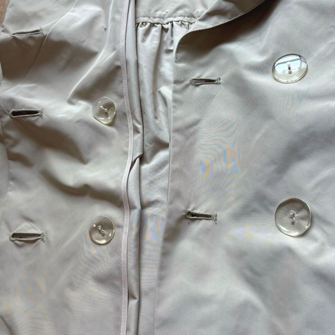 美品 Paradisole レインコート トレンチコート クリームベージュ