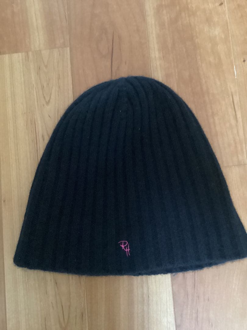 ロンハーマン　カシミヤ100% ニット帽　ビーニー　黒　ユニセックス