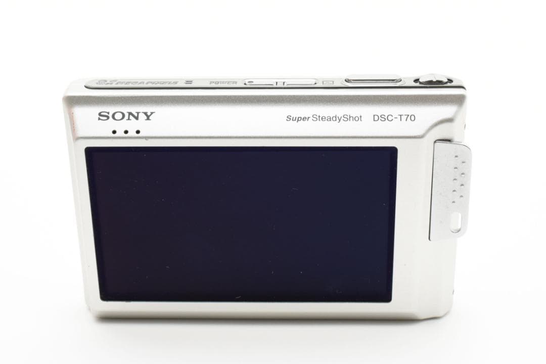 極美品 SONY Cyber−Shot T70 シルバー 付属品完備 動作確認済