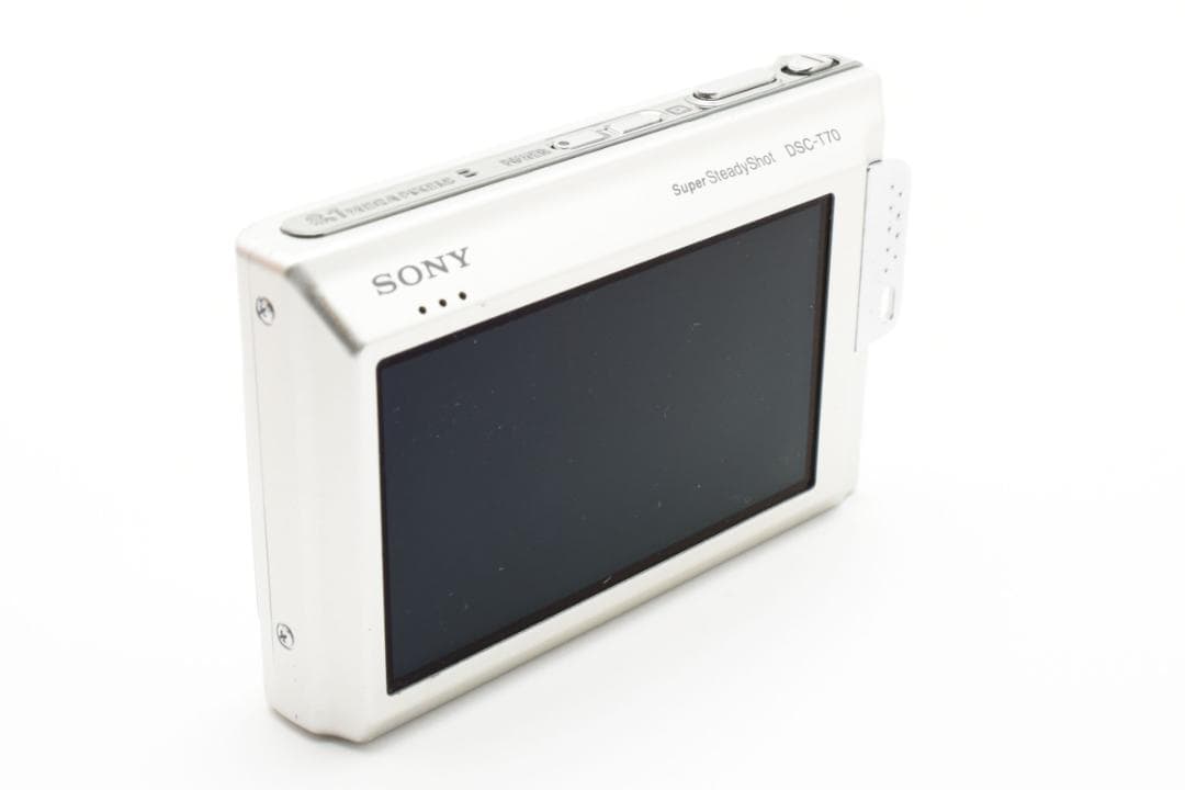 極美品 SONY Cyber−Shot T70 シルバー 付属品完備 動作確認済