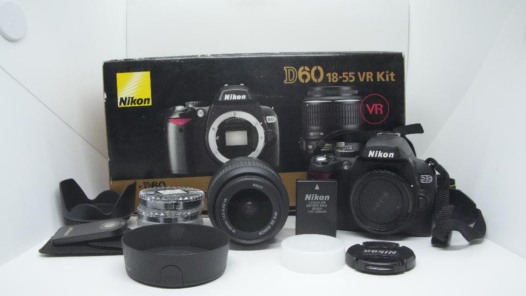 【A2285】 Nikon D60 / 18-55 3.5-5.6 VR ニコン