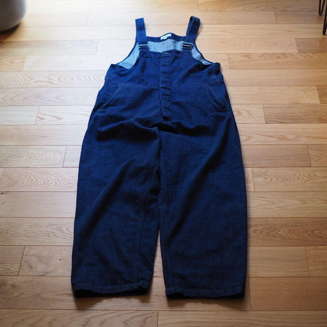 ORDINARY FITS DUKE オーバーオール Lサイズ インディゴ