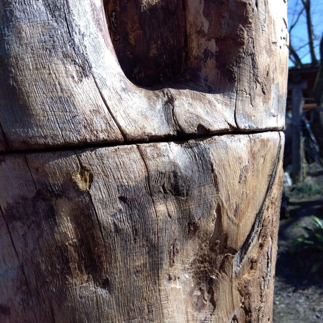 天然木製(桐材)円筒形採集道具 桐 丸洞 みつばち捕獲兼用飼育箱