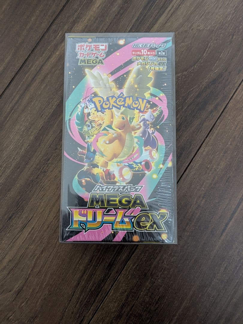 ポケモンカード　メガドリームex　ボックス　シュリンク付き