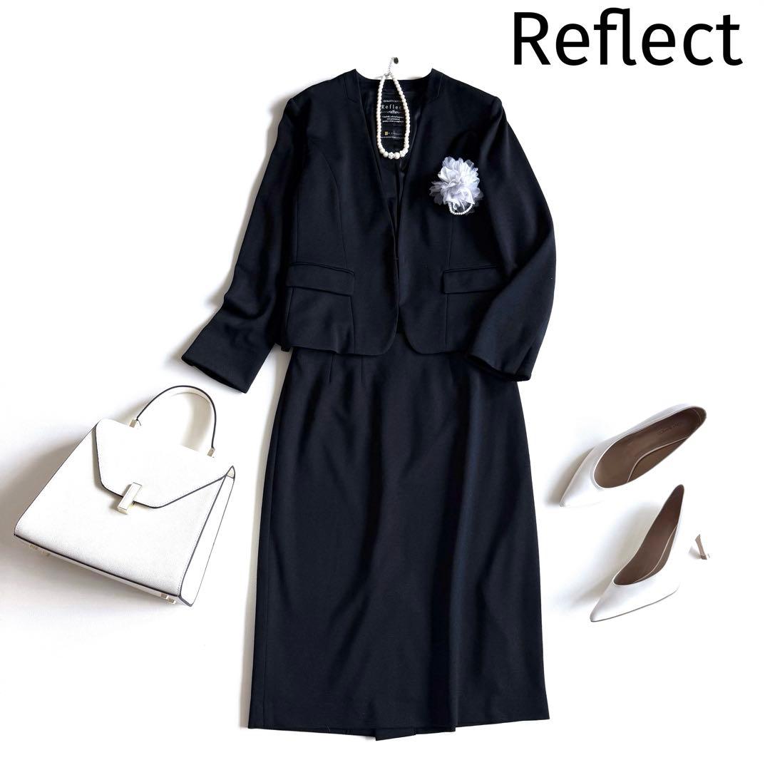 ✶セットアップ✶ リフレクト 匠シリーズ ジャケット スカート 黒